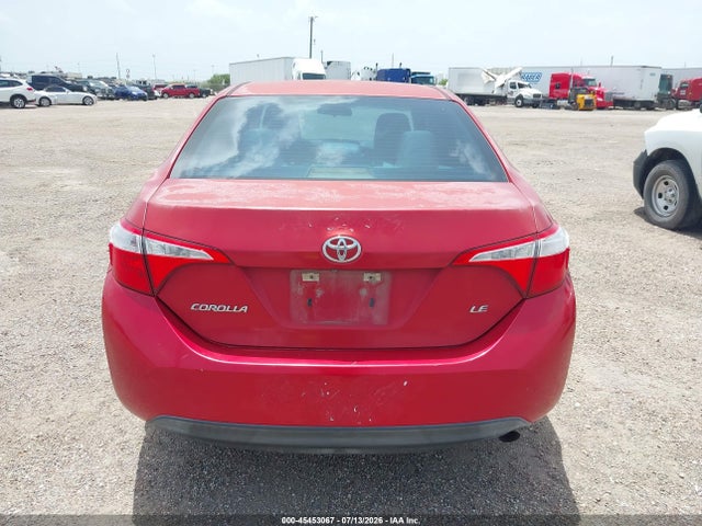 45453067 :رقم المزاد ، 5YFBURHE1FP245468 vin ، 2015 Toyota Corolla Le مزاد بيع