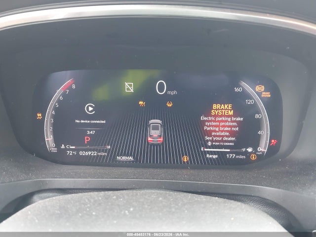45453176 :رقم المزاد ، 5J8YE1H01SL010070 vin ، 2025 Acura Mdx A-spec مزاد بيع