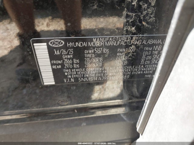 Hyundai Santa Fe Se 2023 5NMS14AJ9PH605889 Image 9