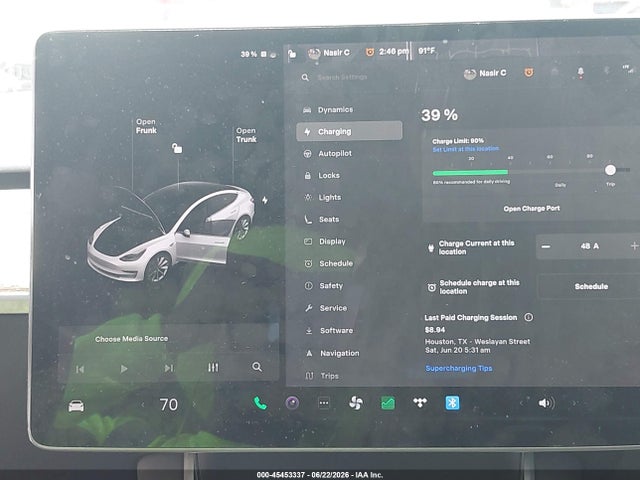 Tesla Model 3 Long Range Dual Motor All-wheel Drive 2020 5YJ3E1EB3LF667357 Image 18