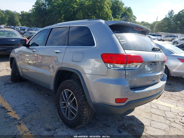 Продажа на аукционе авто 2017 Jeep Grand Cherokee Limited 4x4, vin: 1C4RJFBG6HC938158, номер лота: 45453626