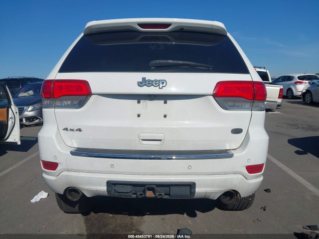 Продаж на аукціоні авто 2018 Jeep Grand Cherokee Overland 4x4, vin: 1C4RJFCT3JC166610, номер лоту: 45453791