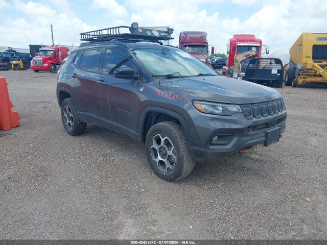 45453842 :رقم المزاد ، 3C4NJDDB9NT208975 vin ، 2022 Jeep Compass Trailhawk 4x4 مزاد بيع