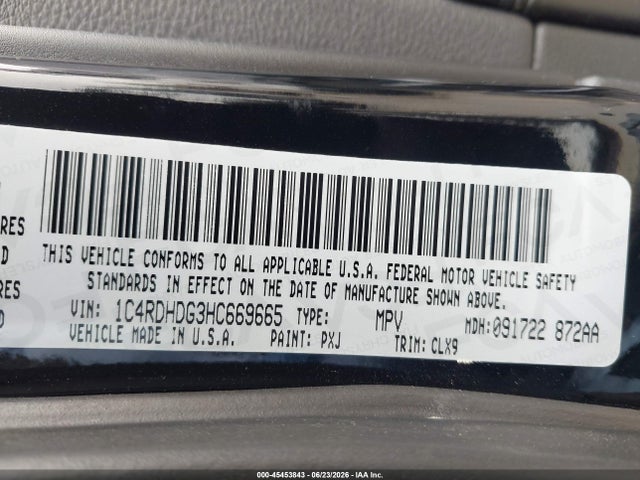 Dodge Durango Gt Rwd 2017 1C4RDHDG3HC669665 Image 9
