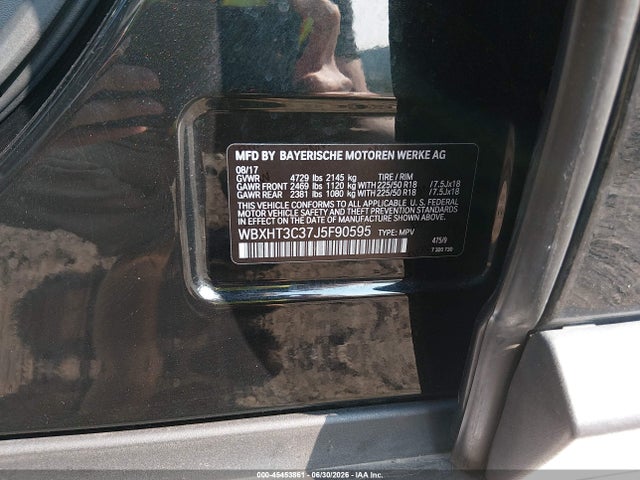 Aukcja sprzedaży 2018 Bmw X1 Xdrive28i, vin: WBXHT3C37J5F90595, numer aukcji: 45453861
