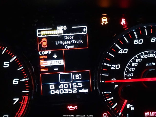 45453992 :رقم المزاد ، JF1VA2E6XL9819289 vin ، 2020 Subaru Wrx Sti مزاد بيع