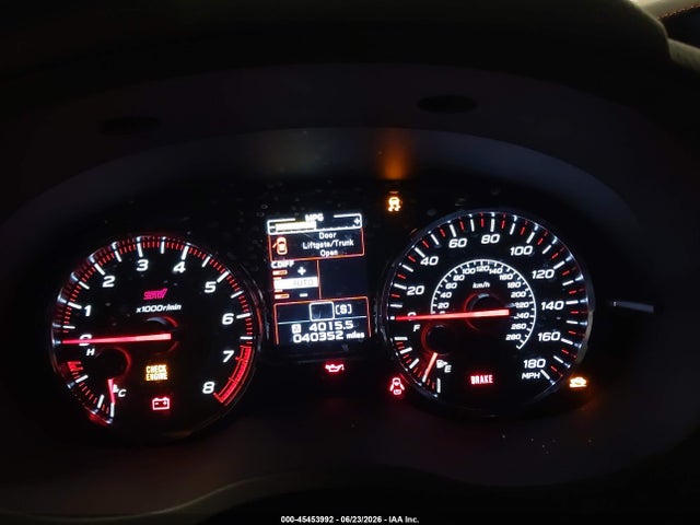 45453992 :رقم المزاد ، JF1VA2E6XL9819289 vin ، 2020 Subaru Wrx Sti مزاد بيع