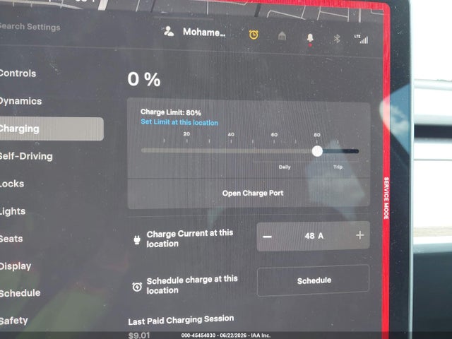 45454030 :رقم المزاد ، 7SAYGDED5SA369393 vin ، 2025 Tesla Model Y Long Range Dual Motor Rear-wheel Drive مزاد بيع