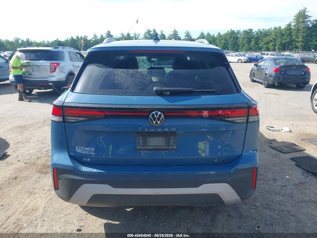 45454040 :رقم المزاد ، 3VVMR7RM0SM053952 vin ، 2025 Volkswagen Tiguan 2.0t Se مزاد بيع