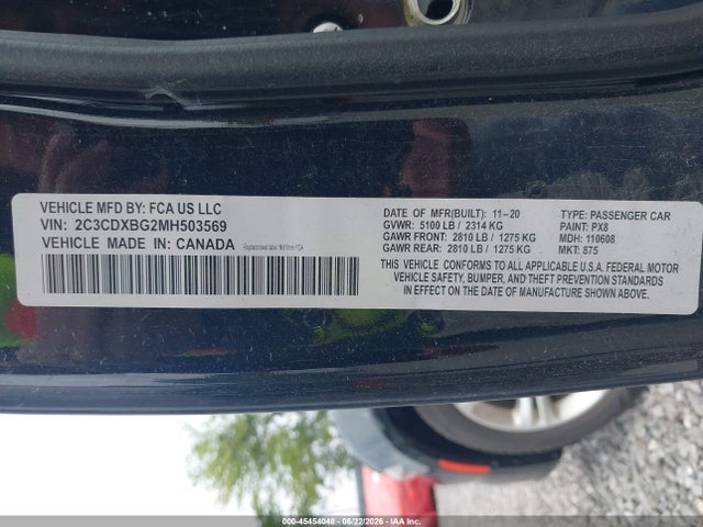 Dodge Charger Sxt Rwd 2021 2C3CDXBG2MH503569 Image 9