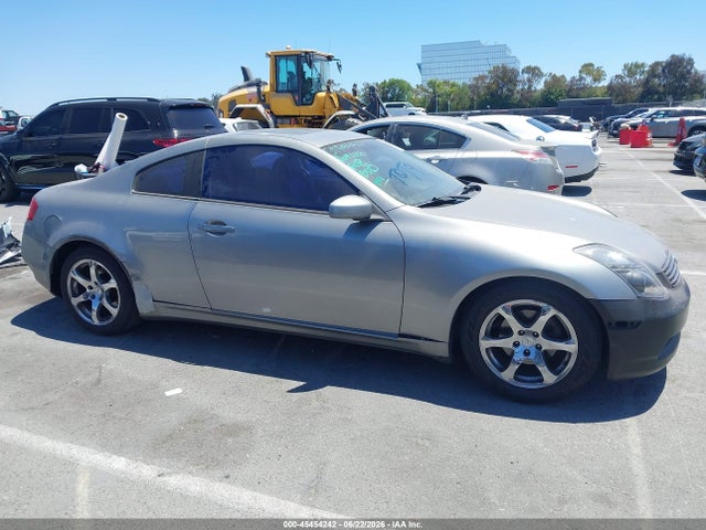 Продаж на аукціоні авто 2003 Infiniti G35 Base W/leather, vin: JNKCV54E33M204515, номер лоту: 45454242