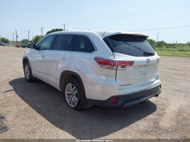 Продаж на аукціоні авто 2016 Toyota Highlander Le V6, vin: 5TDBKRFH9GS256486, номер лоту: 45454258