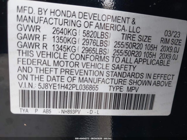 Acura Mdx Technology Package 2023 5J8YE1H42PL036865 Image 9