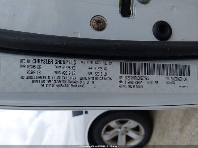 Продаж на аукціоні авто 2013 Dodge Challenger R/t, vin: 2C3CDYBTXDH587725, номер лоту: 45454306