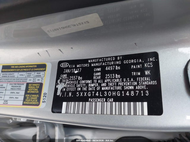 KIA Optima Lx 2017 5XXGT4L30HG148713 Image 9