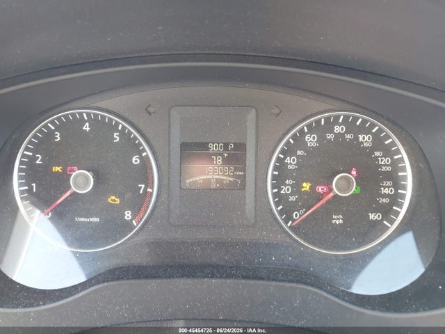 45454725 :رقم المزاد ، 3VWDP7AJ4DM395619 vin ، 2013 Volkswagen Jetta 2.5l Se مزاد بيع