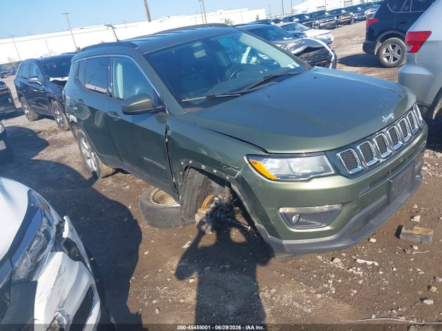 Продажа на аукционе авто 2020 Jeep Compass Latitude 4x4, vin: 3C4NJDBB6LT224244, номер лота: 45455001
