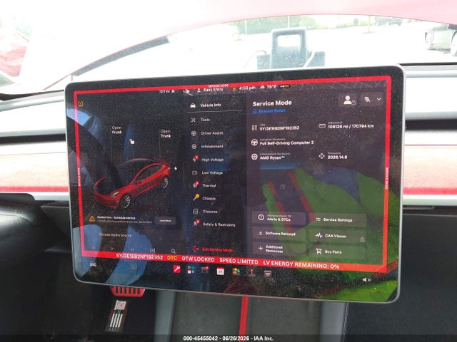 Tesla Model 3 Long Range Dual Motor All-wheel Drive 2022 5YJ3E1EB2NF192352 Image 18