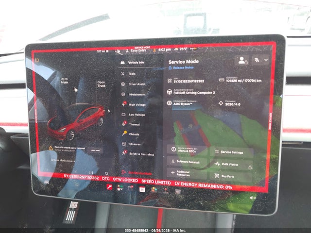 Tesla Model 3 Long Range Dual Motor All-wheel Drive 2022 5YJ3E1EB2NF192352 Image 7