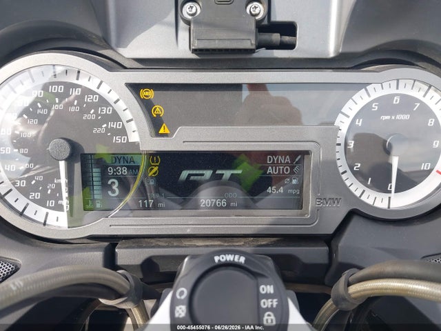 2019 Bmw R 1250 Rt მანქანა იყიდება აუქციონზე, vin: WB10J6308KZG33453, აუქციონის ნომერი: 45455076