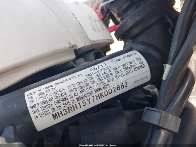 Yamaha Yzfr3 A 2017 MH3RH15Y7HK002852 Image 10