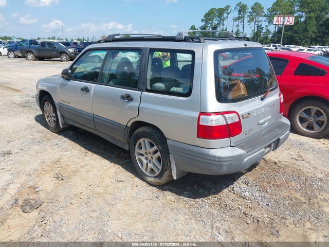 45455136 :رقم المزاد ، JF1SF63542H741585 vin ، 2002 Subaru Forester L مزاد بيع