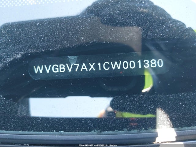 Aukcja sprzedaży 2012 Volkswagen Tiguan S, vin: WVGBV7AX1CW001380, numer aukcji: 45455327