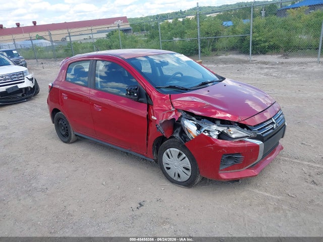 2021 Mitsubishi Mirage Carbonite Edition/es/le მანქანა იყიდება აუქციონზე, vin: ML32AUHJ9MH004780, აუქციონის ნომერი: 45455356
