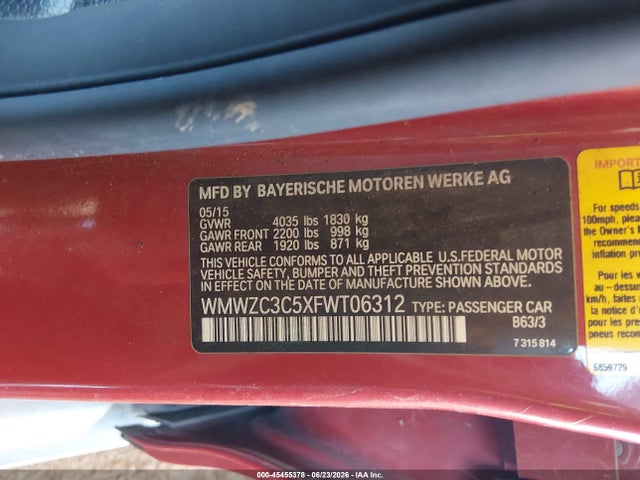 Mini Countryman Cooper S 2015 WMWZC3C5XFWT06312 Image 9