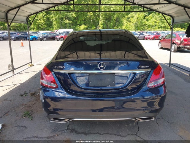 45455406 :رقم المزاد ، 55SWF4KB5HU203783 vin ، 2017 Mercedes-benz C 300 4matic مزاد بيع