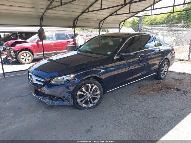 45455406 :رقم المزاد ، 55SWF4KB5HU203783 vin ، 2017 Mercedes-benz C 300 4matic مزاد بيع