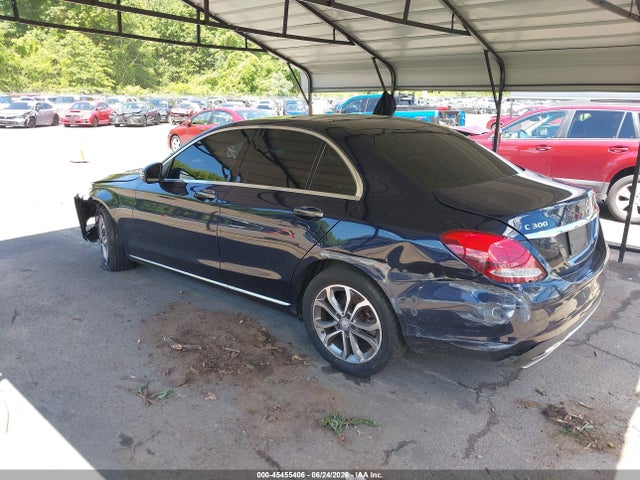 45455406 :رقم المزاد ، 55SWF4KB5HU203783 vin ، 2017 Mercedes-benz C 300 4matic مزاد بيع