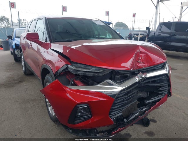 45455467 :رقم المزاد ، 3GNKBCR43NS121722 vin ، 2022 Chevrolet Blazer Fwd 2lt مزاد بيع