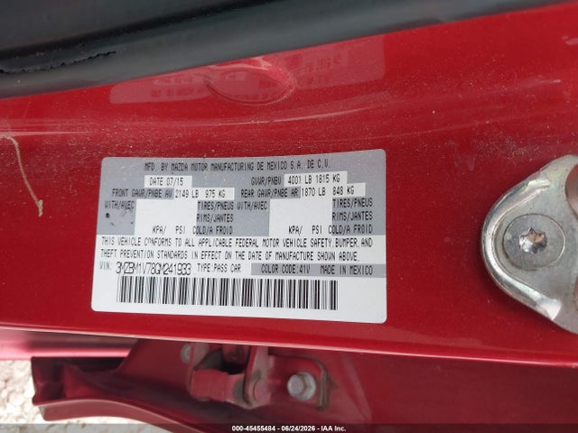 Продаж на аукціоні авто 2016 Mazda Mazda3 I Touring, vin: 3MZBM1V78GM241933, номер лоту: 45455484