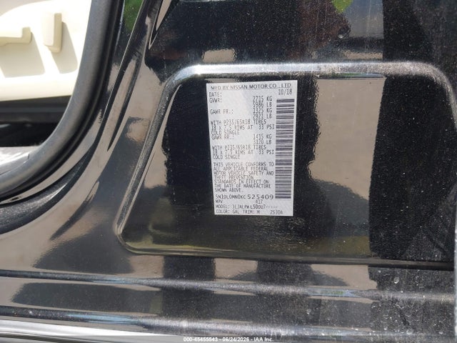 Продажа на аукционе авто 2019 Infiniti Qx60 Pure, vin: 5N1DL0MN0KC525409, номер лота: 45455543