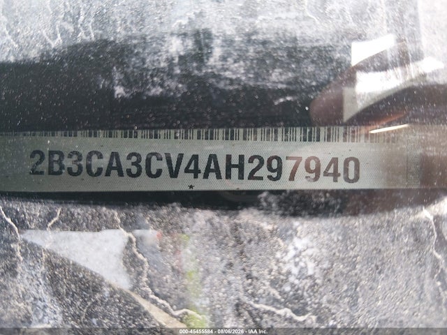 45455584 :رقم المزاد ، 2B3CA3CV4AH297940 vin ، 2010 Dodge Charger Sxt مزاد بيع