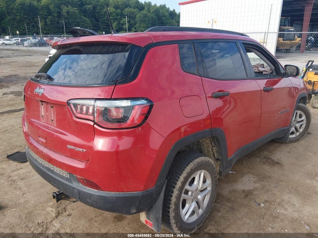 Продажа на аукционе авто 2018 Jeep Compass Sport 4x4, vin: 3C4NJDAB3JT112628, номер лота: 45455692