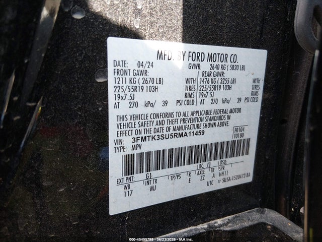 Ford Mustang Mach-e Premium 2024 3FMTK3SU5RMA11459 Image 9
