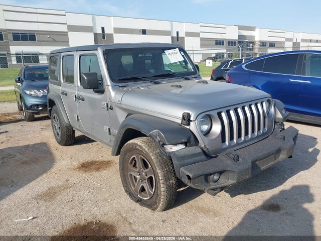 45455845 :رقم المزاد ، 1C4HJXDN3KW533751 vin ، 2019 Jeep Wrangler Unlimited Sport S 4x4 مزاد بيع