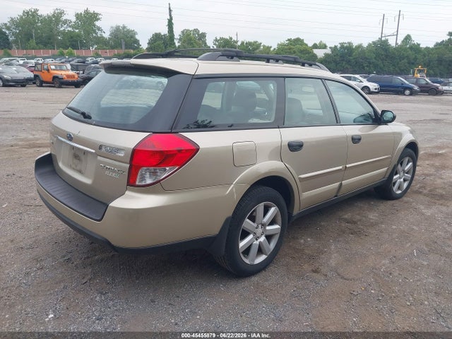 Продажа на аукционе авто 2008 Subaru Outback (natl) I/ll Bean W/nav/ll Bean W/nav/vdc, vin: 4S4BP61C587362551, номер лота: 45455879