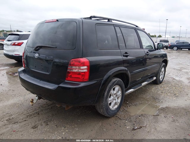 2002 Toyota Highlander V6 მანქანა იყიდება აუქციონზე, vin: JTEGF21A720031423, აუქციონის ნომერი: 45455886