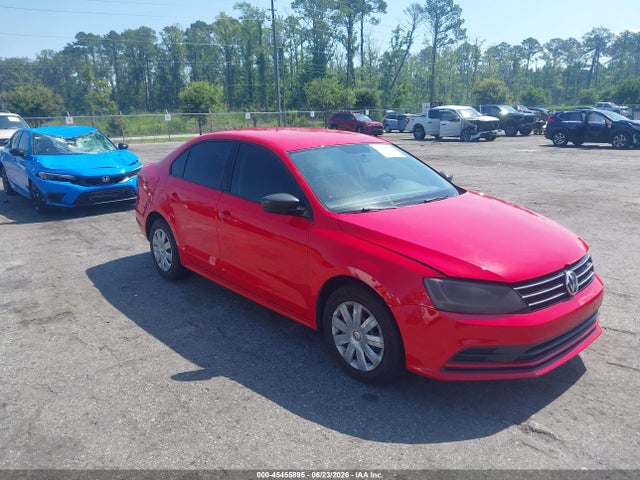 2015 Volkswagen Jetta 2.0l S მანქანა იყიდება აუქციონზე, vin: 3VW2K7AJ9FM343668, აუქციონის ნომერი: 45455895