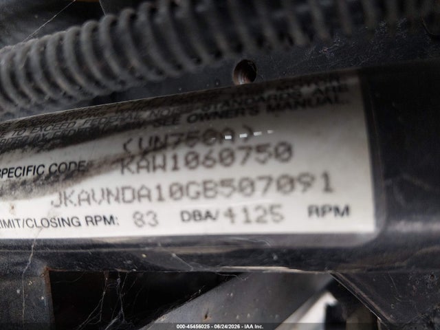Продажа на аукционе авто 1986 Kawasaki Vn750, vin: JKAVNDA10GB507091, номер лота: 45456025