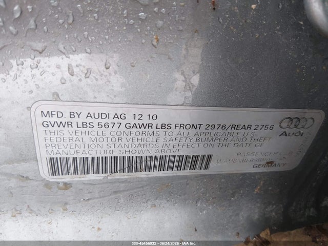 Продажа на аукционе авто 2011 Audi S6 5.2 Prestige, vin: WAUBNBFB9BN052941, номер лота: 45456032