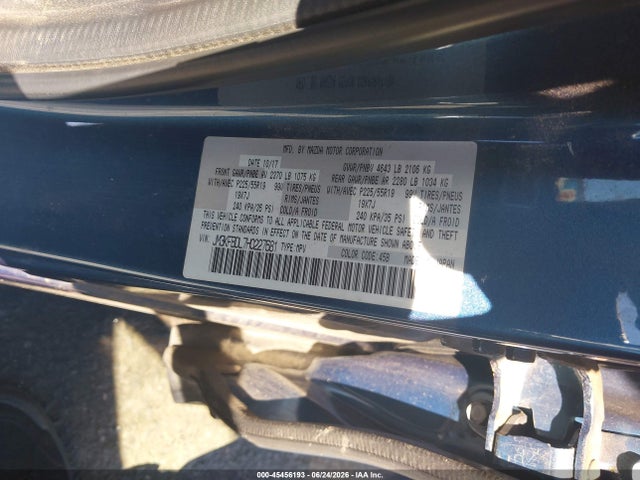 2017 Mazda Cx-5 Grand Select მანქანა იყიდება აუქციონზე, vin: JM3KFBDL7H0227681, აუქციონის ნომერი: 45456193