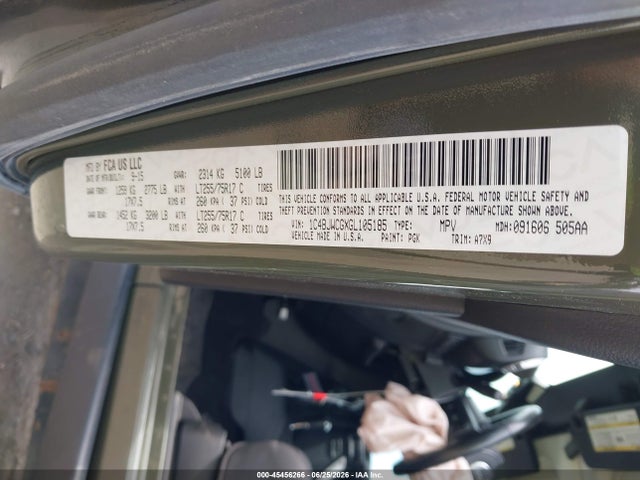 Продажа на аукционе авто 2016 Jeep Wrangler Rubicon, vin: 1C4BJWCGXGL105185, номер лота: 45456266