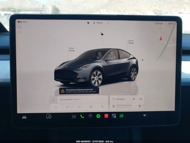 2023 Tesla Model Y Awd/long Range Dual Motor All-wheel Drive მანქანა იყიდება აუქციონზე, vin: 7SAYGDEE5PA161157, აუქციონის ნომერი: 45456353