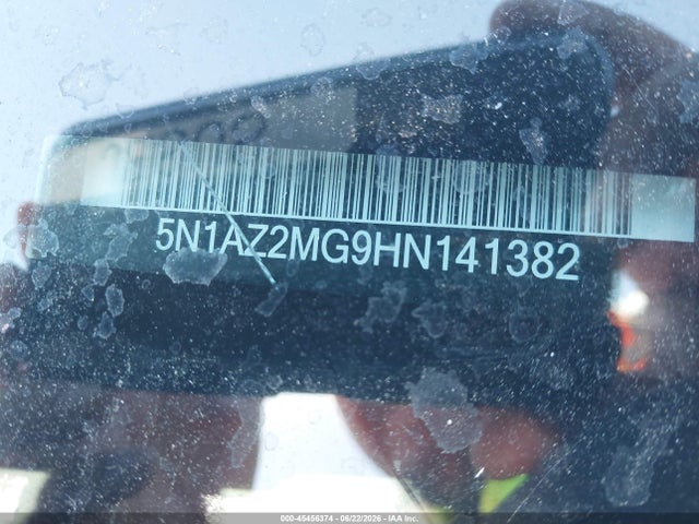 Nissan MURANO S 2017 5N1AZ2MG9HN141382 Image 9