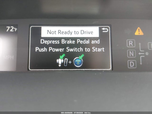 45456486 :رقم المزاد ، JTDL9RFU5K3001289 vin ، 2019 Toyota Prius Xle مزاد بيع