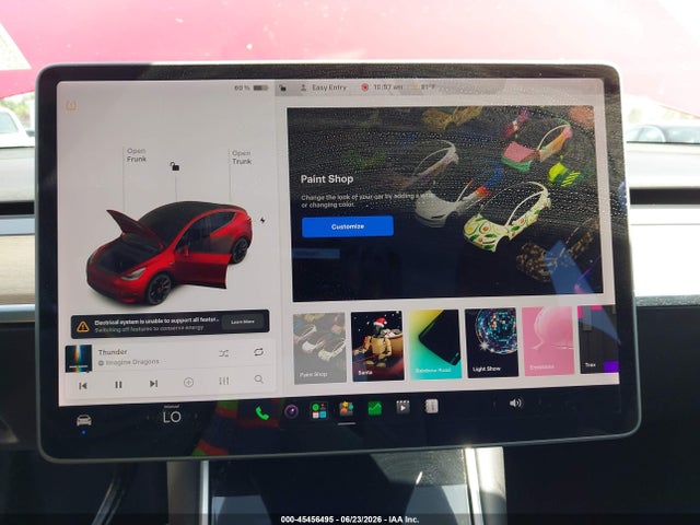 45456495 :رقم المزاد ، 5YJYGDEF8LF033532 vin ، 2020 Tesla Model Y Long Range Dual Motor All-wheel Drive/performance Dual Motor All-wheel Drive مزاد بيع